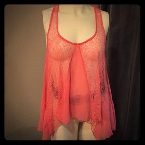 Bohemian sheer lace top